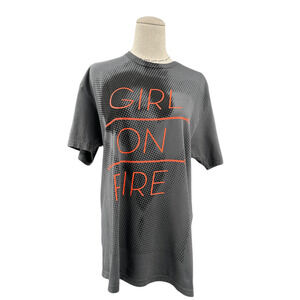 Alicia Keys 2013 Girl On Fire Concert USA Tour Dates Grey T-Shirt Size XL